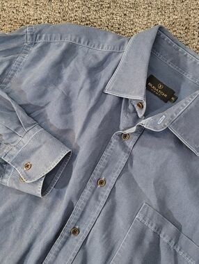 Bugatchi Uomo Men's Button Up Tencel Shirt Size XL